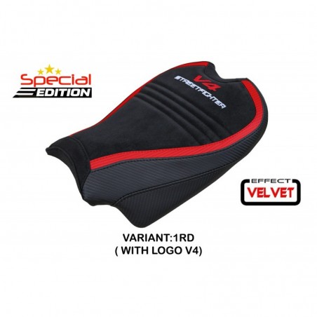 Rivestimento sella Ducati Streetfighter V4 20-23 Areion Velvet V4 1RDrosso