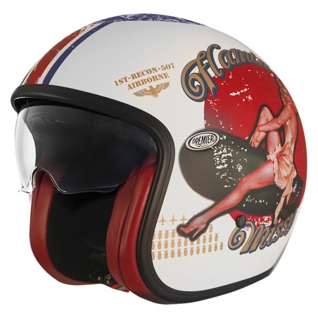 Casco Casque Helm Helmet VINTAGE PREMIER PIN UP 8 BM