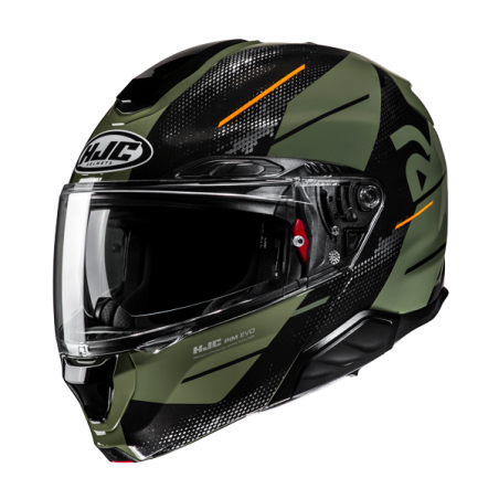 Casco Helm Casque Helmet Modulare HJC RPHA 91 BLAT MC7 Verde