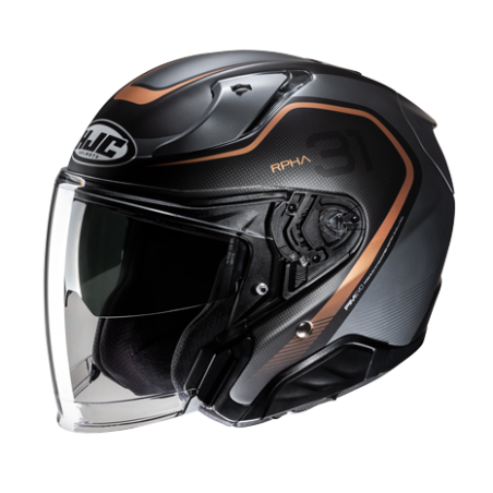 Casco Helm Casque Helmet JET HJC RPHA 31 KOUV MC9SF Nero Arancione